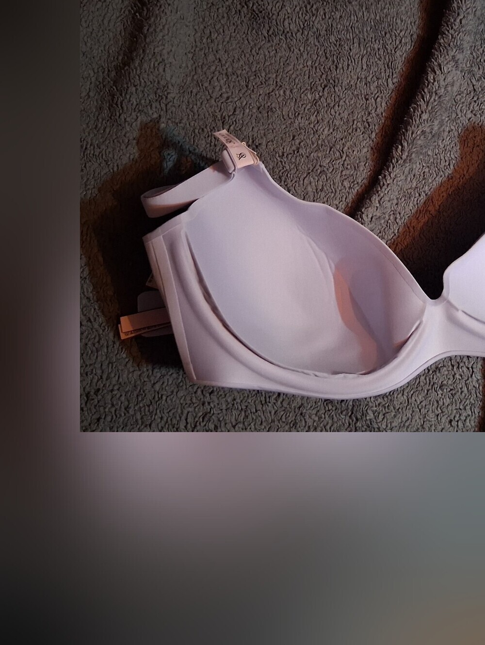 Victoria's Secret Strapless Molded Bra 36DDD Light Lavender NWT - Picture 2 of 5